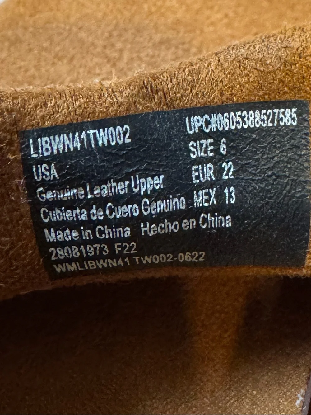 Toddler size 6 leather Fringe Moccasin Shoes in Brown